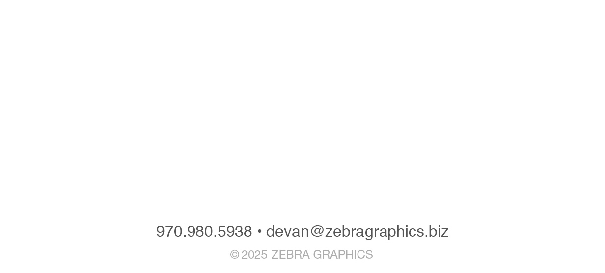 zebra graphics footer