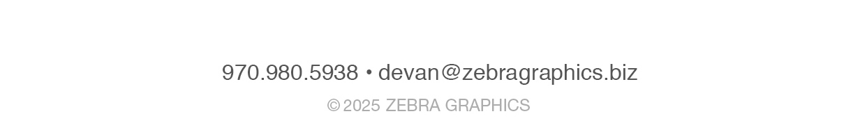 zebra graphics footer